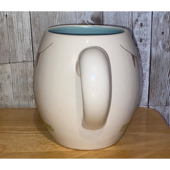 Rae Dunn Artisan Collection Ceramic Happy Easter Bunny Banner Coffee Tea Mug - Picture 2 of 6